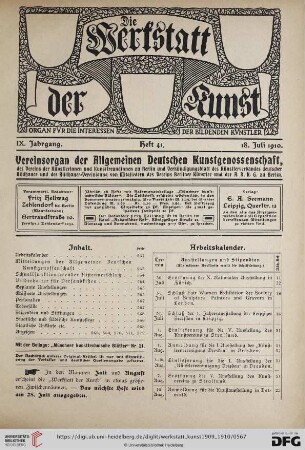 Heft 41 (18. Juli 1910)