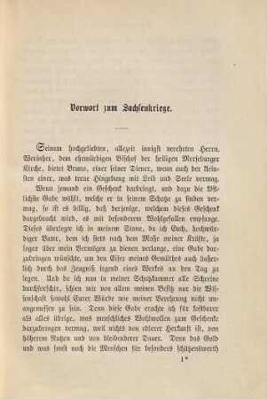 Brunos Buch vom sächsischen Kriege