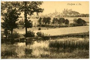 Stolpen. Blick auf Stolpen