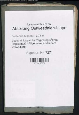 Aufstellung der Verpflegungskosten für die fremden Truppen im Amt Brake