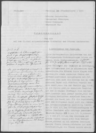 Kohlstetten-Kleinengstingen: Pfarrbericht 1936