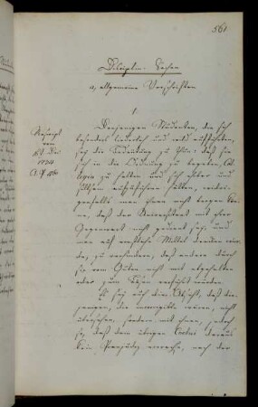 Festlegung des Verfahrens bei Ordnungswidrigkeiten der Studierenden (unterlassene Immatrikulation, Degenwetzen); Einrichtung der Nachtwache.