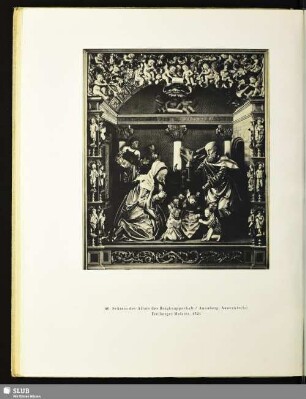 40. Schrein des Altars der Bergknappschaft / Annaberg, Annenkirche / Freiberger Meister 1521