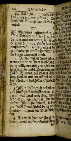 XV. Alle Menschen müssen sterben,[...] - XXXII. Liebster Gott!