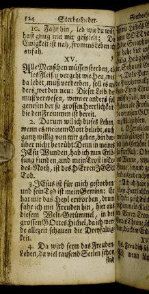 XV. Alle Menschen müssen sterben,[...] - XXXII. Liebster Gott!