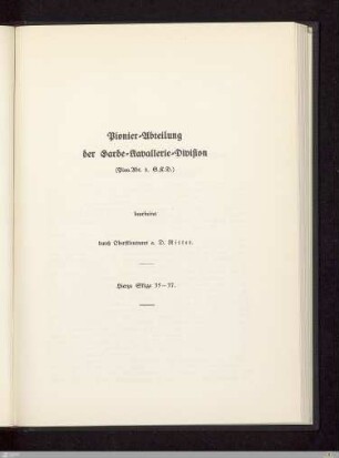 Pionier-Abteilung der Garde-Kavallerie-Division