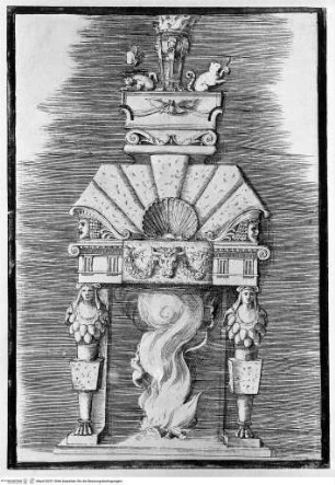 Desenhos das antigualhasKamin - Os desenhos das antigualhas que vio Francisco d'Ollanda, pintor portugués (... 1539 - 1540 ...) / (Ministerio de Asuntos Exteriores Relaciones Culturales). Publicalos, con notas de estudio y preliminares el Prof. E. Tormo. - Madrid, 1940. - 257 S., 54 Bl. : Ill. : 4. -Reproducción facsimil del codice de Francisco d'Ollanda que se custodia en la Biblioteca del Escorial