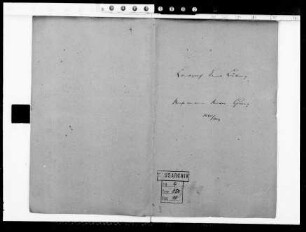 Briefe des Landgrafen Georg an Landgraf Ernst Ludwig (14 Briefe)