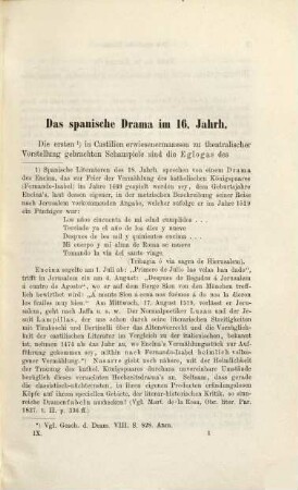 Geschichte des spanischen Drama's, 2