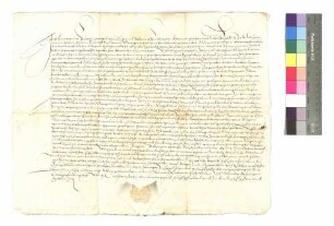 Hans Salw, Bürger zu Öhringen, Gefängnis; Siegel: David Lämmlin.