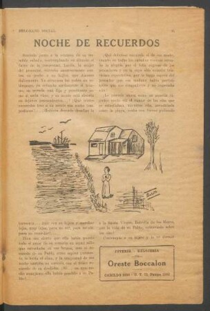 Noche de recuerdos : Ilustró Pochito.