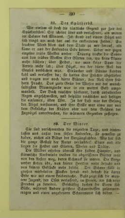 88. Der Spätherbst