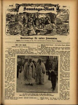 Ausgabe vom Sonntag, den 15. September 1912.