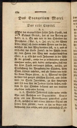 184-193, Das erste Capitel. - Das zweyte Capitel.