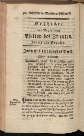 Zwey und zwanzigstes Buch.