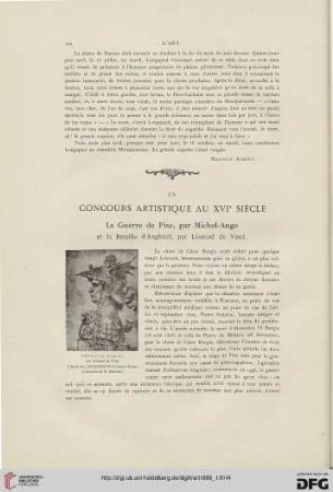 15: Un concours artistique au XVIe siècle, [1] : La guerre de Pise, par Michel-Ange et la bataille d'Anghiari, par Léonard da Vinci
