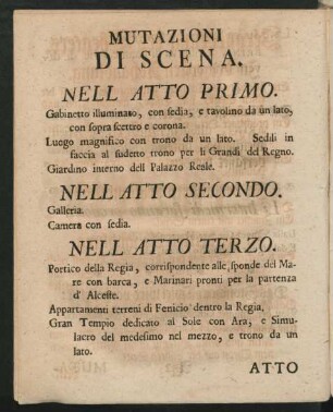 Mutazioni di scena