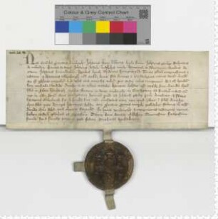 12 Lüneburger Ratsmannen bekennen, dass der Ratsmann Hartwik Abbenborgh dem Ratsmann Hartwik Holsten für 240 Mark Lüneburger Pfennige ½ Chor Salz in Mettinghe verkauft hat.