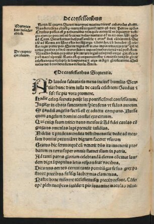De confessoribus Sequentia.