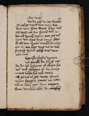 Vaterunser, Avemaria und Glaubensbekenntnis