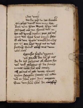 Vaterunser, Avemaria und Glaubensbekenntnis