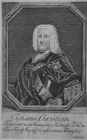 Bildnis des Konferenz-Ministers Johann Christian Graf Hennicke