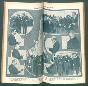 Inauguración de la estatua de Avellaneda - [Ilustración]