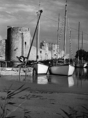 Aigues-Mortes. Stadtmauer (1201/1300). Südwestecke