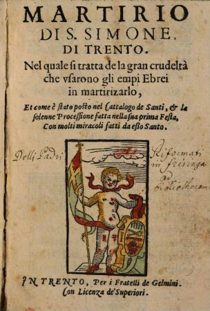 Martirio di S. Simone de Trenta