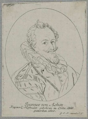 Bildnis des Joannes von Achen