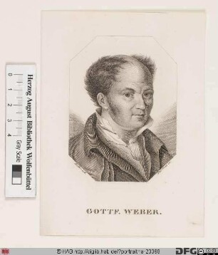 Bildnis (Jacob) Gottfried Weber