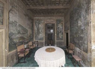 Scheinarchitektur mit Durchblicken auf Phantasielandschaften