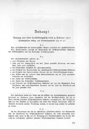 Anhang I Veröffentlichungen und Vorlesungen der wissenschaftlichen Beamten
