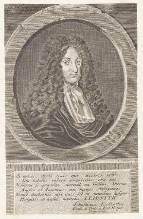 Bildnis des Gottfried Wilhelm Leibniz
