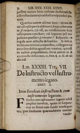 Lib. XXXIII. Tit. VII.