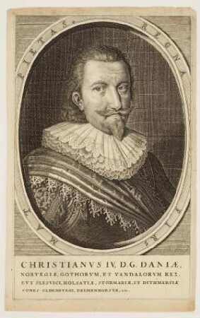 Bildnis von Christian IV. (1577-1648), König von Dänemark