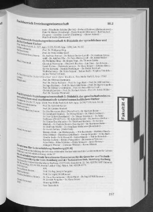 Fachbereich Erziehungswissenschaft 5: Didaktik der gesellschaftswissenschaftlichen und mathematisch-naturwissenschaftlichen Fächer
