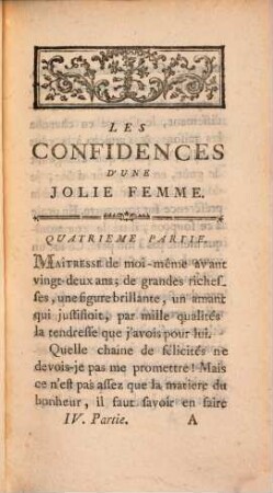 Les Confidences D'Une Jolie Femme, 4