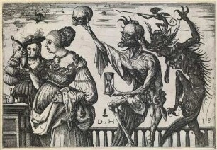 Tod und Teufel überraschen zwei Frauen