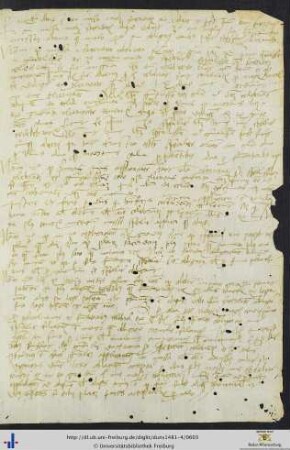 Handschriftliche Notae de celebratione missae