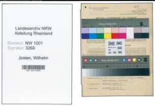 Entnazifizierung Wilhelm Josten, geb. 02.07.1882 (Verw.Beamter)
