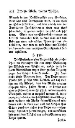 Betrachtungen über diese Körper (§ 388-394)