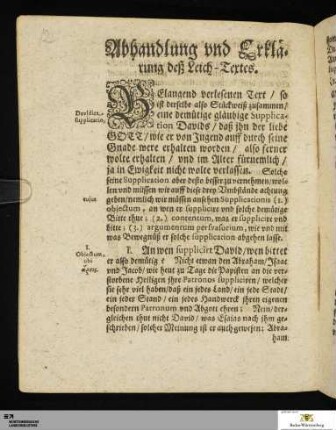 Abhandlung und Erklärung der deß Leich-Textes