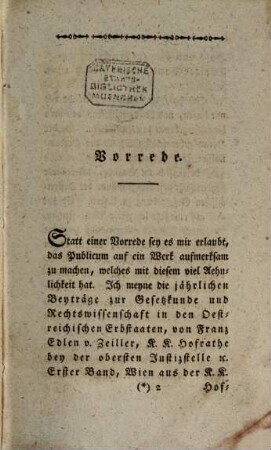 Annalen der Gesetzgebung und Rechtsgelehrsamkeit in den preussischen Staaten. 26, 26. 1809
