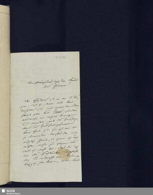 Nr. 50. Hartmann, Karl Friedrich August, 26.07.1819