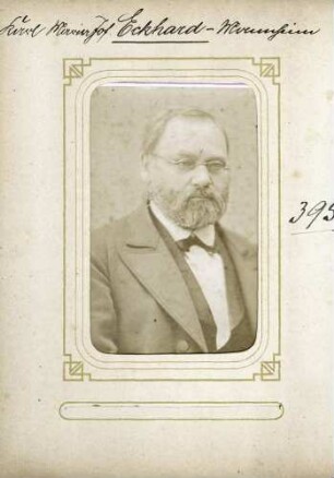 Eckhard, Karl Maria Josef, Nationalliberale (spätere Aufnahme)