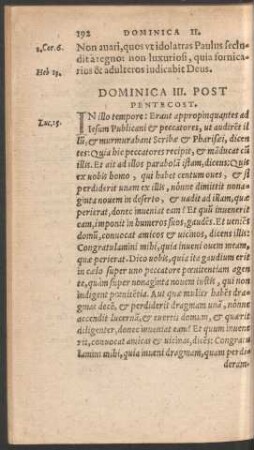 Dominica III. Post Pentecost.