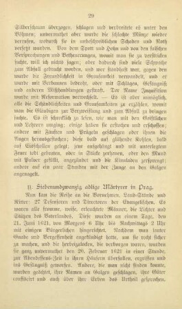 11. Siebenundzwanzig adlige Märtyrer in Prag