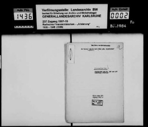 Wertheimer, Amalie Witwe geborene Oppenheimer in Sinsheim Lagerbuch-Nr. 156, 157 Sinsheim