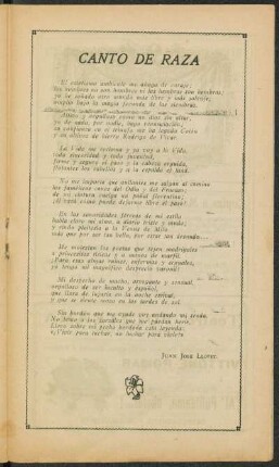 Canto de raza